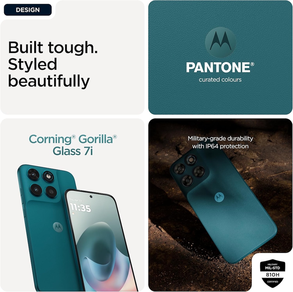 image 1 of Motorola Moto G77  XT2621-4  8GB / 256GB Phanton Shaded Spruce Green