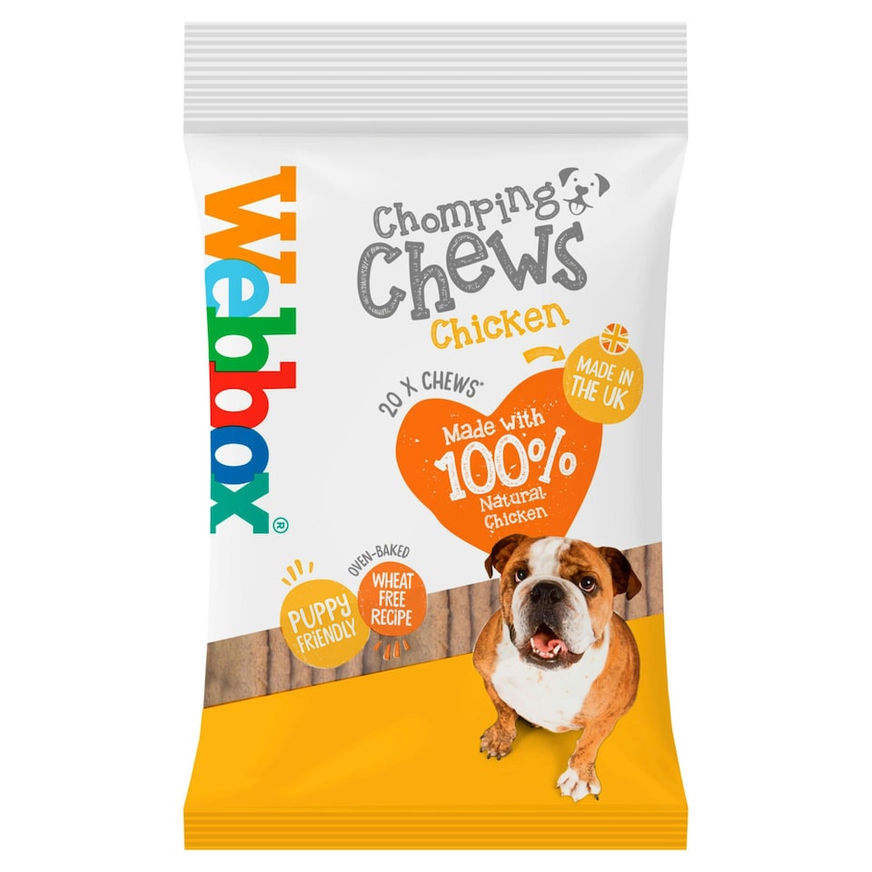 10 X Webbox Dog Chews Chicken