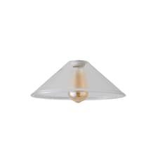 ValueLights Taper Dome Clear Pendant Glass Shade