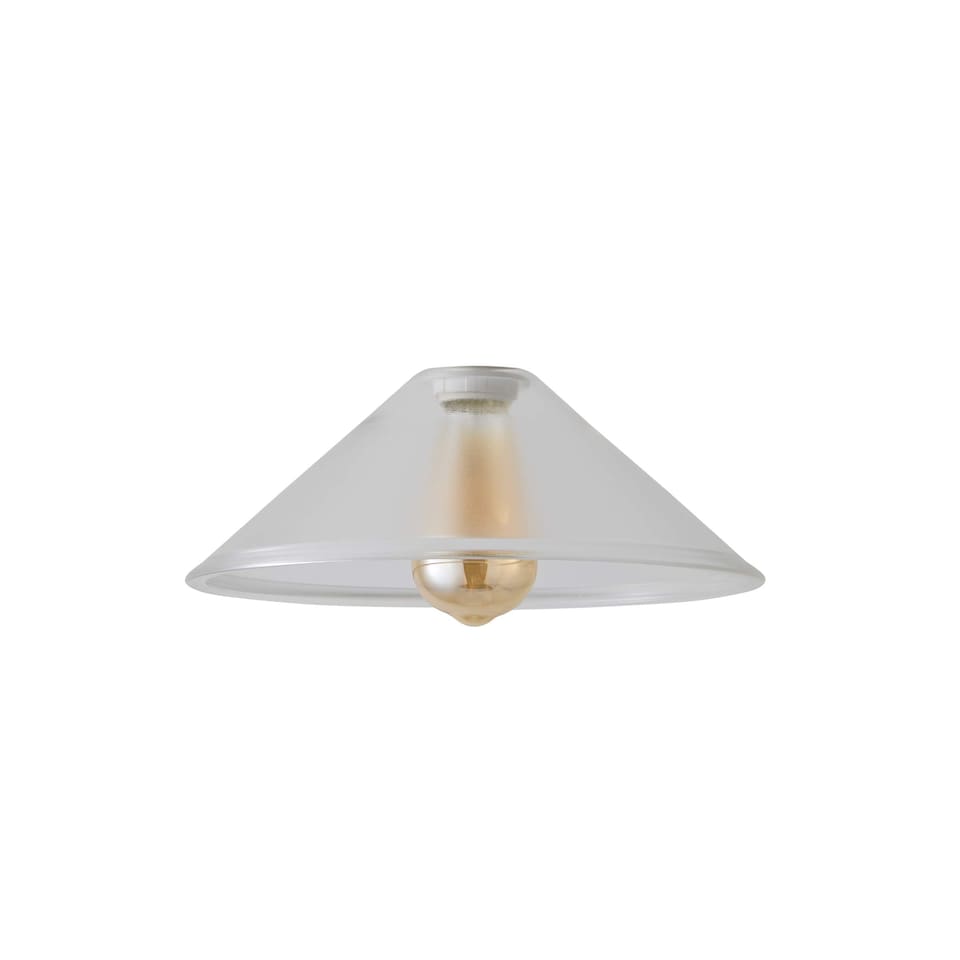 image 1 of ValueLights Taper Dome Clear Pendant Glass Shade