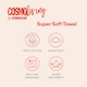 image 9 of Cosmo Living Supersoft Towels 100% BCI Cotton Grey | Charcoal | Bath sheet