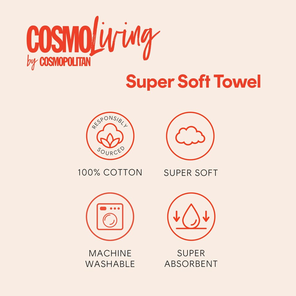 image 1 of Cosmo Living Supersoft Towels 100% BCI Cotton Grey | Charcoal | Bath sheet