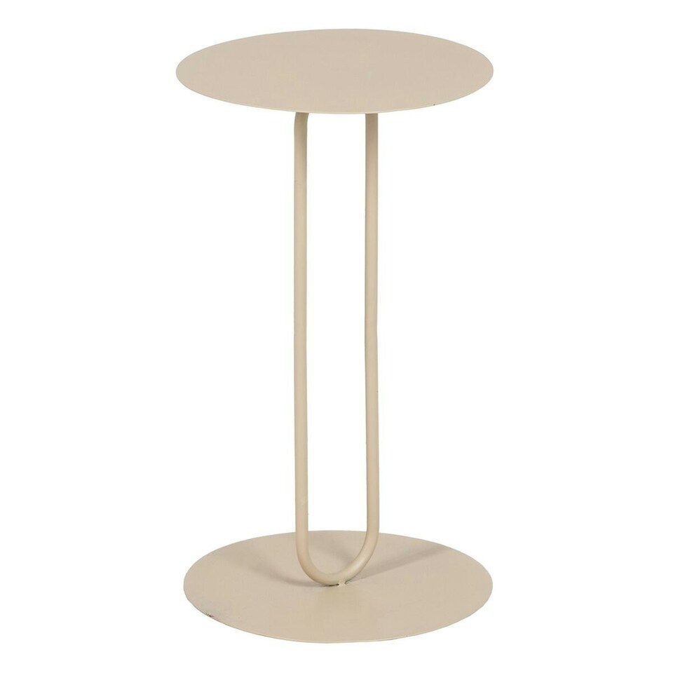 image 1 of Side table 30,5 x 30,5 x 53 cm Cream Iron N/A
