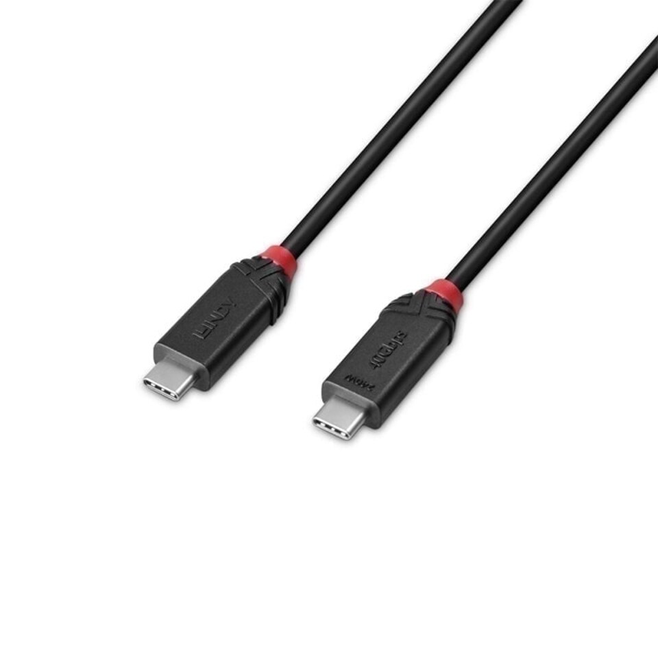 image 1 of 1m USB4 240W Type C Cable, Black Line