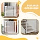 image 6 of PawHut Pressure Fit Safety Gate for Stairs w/ Auto Close 75-82 cm - White