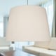 image 6 of Linen - Natural Linen 31cm Lightshade for Pendant or Lamp Brown