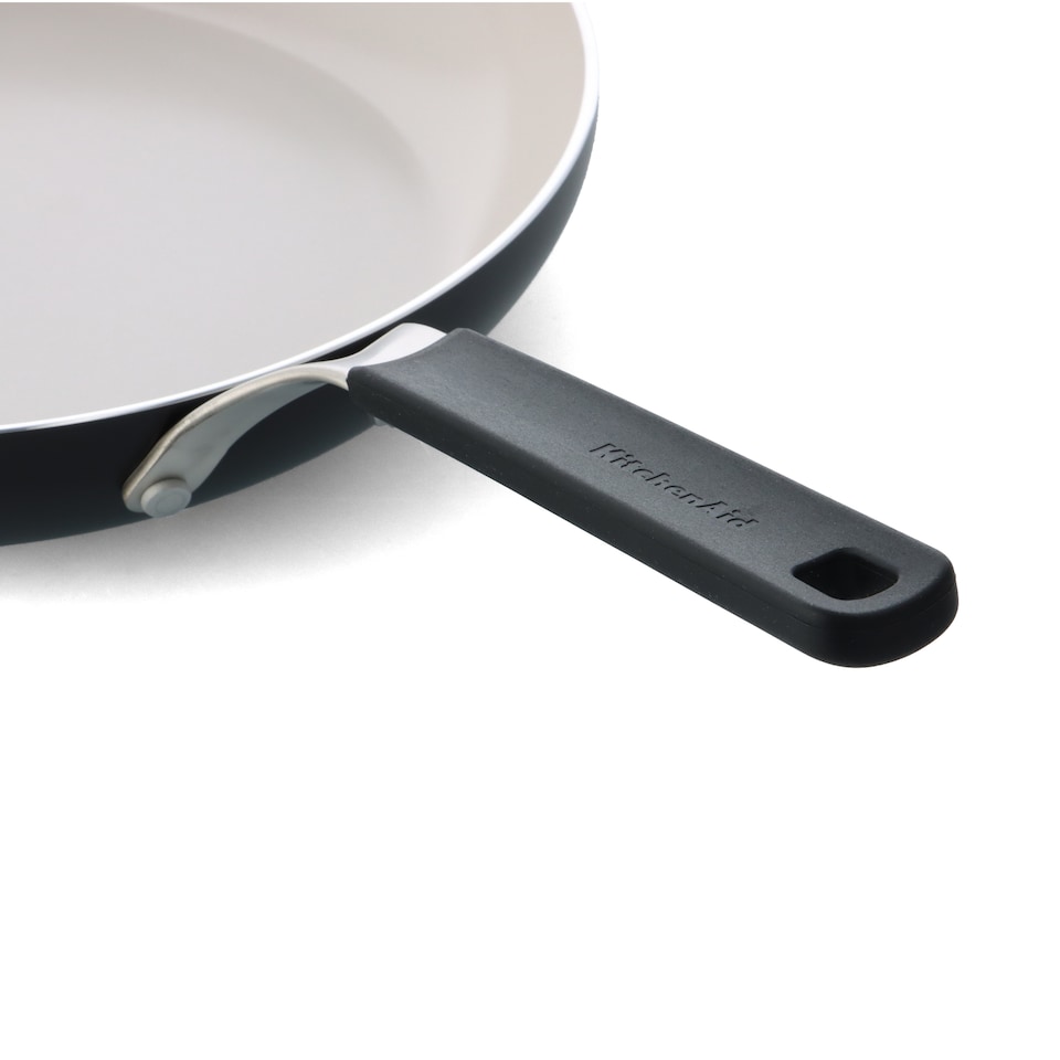 image 1 of KitchenAid Coloured Aluminium Frying Pan, 28cm, Matt Black