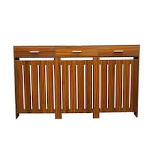 Classic Wooden Radiator Cover with Storage Draw Large
