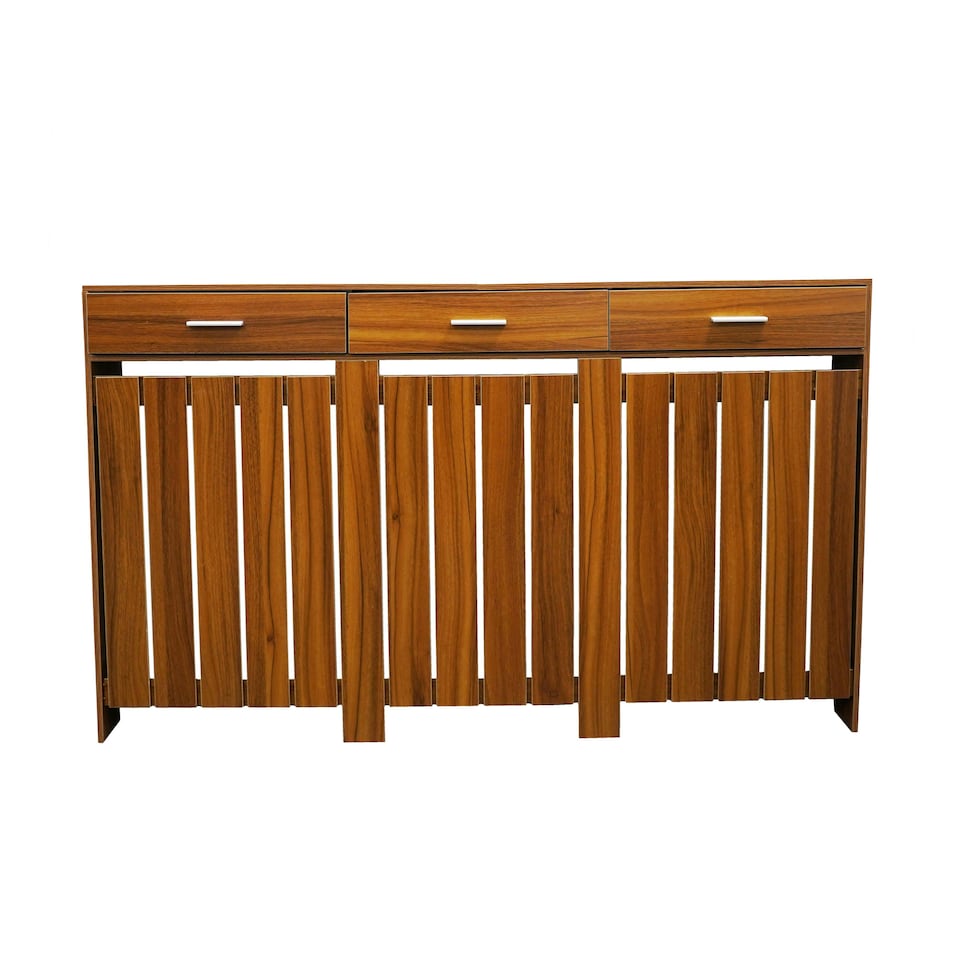image 1 of Classic Wooden Radiator Cover with Storage Draw Large
