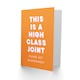 image 2 of High Class Joint Act Accordingly Orange Funny Housewarming Card