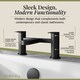 image 7 of Cascade Round Deck Mounted Bath Filler Tap - Matt Black | Black | Matt Black | 1