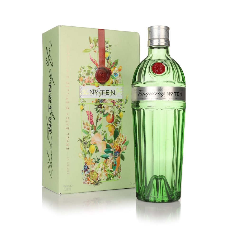 image 1 of Tanqueray No. Ten with Floral Gift Box | Clear