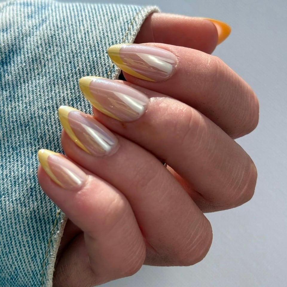 image 1 of House Of Amor - False Nails - Lemon Sugar - Press On Nails Clear