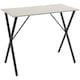 image 9 of HOMCOM 120 cm Rectangular Breakfast Bar Table for 4 People, Steel Legs, White