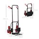 image 5 of DURHAND Stair Climbing Hand Truck, Heavy Duty Foldable Trolley on Wheels, Multi-Purpose Sack, Steel Truck Moving Trolley, 120kg, Red