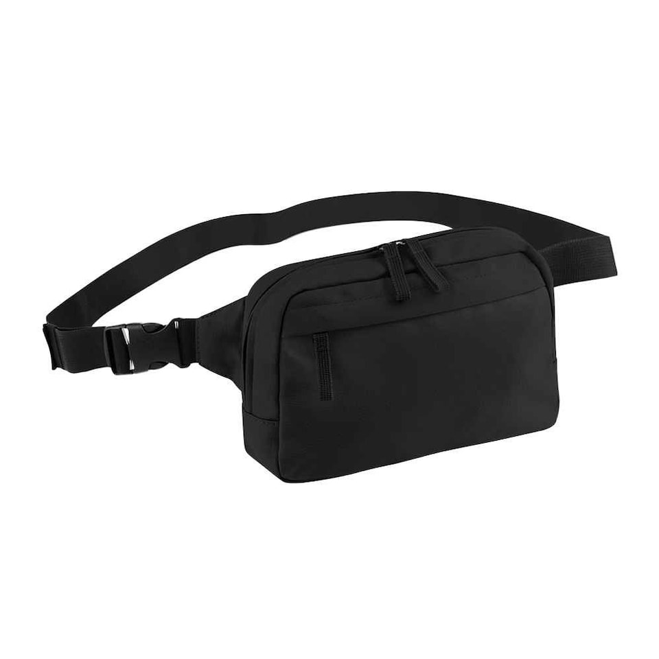 image 1 of Bagbase Premium Recycled Crossbody Bag - Black - One Size