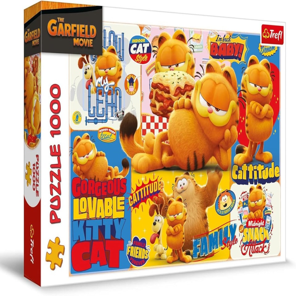 Trefl Garfield's Adventures 1000 Piece Puzzle