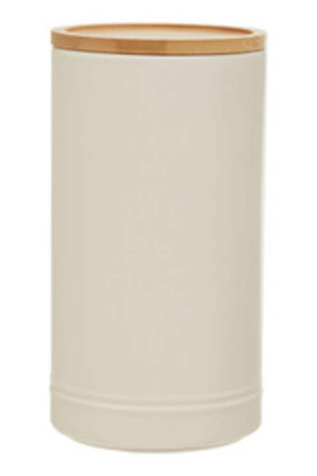 image 1 of Fenwick Cream Large Stoneware Canister