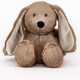 image 1 of Warmies Plush Brown Bunny Microwavable Heat Pad, Weighted Cuddly Plushie for Soothing Relief, Lightly Scented with French Lavender - Large