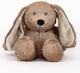 image 1 of Warmies Plush Brown Bunny Microwavable Heat Pad, Weighted Cuddly Plushie for Soothing Relief, Lightly Scented with French Lavender - Large
