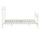 image 3 of Snuggle Beds Aria Classic Cream Metal Bed Frame - Small Double | Cream | Small Double