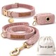 image 1 of Luxury Pink Tweed Dog Walking Set - 3 Piece