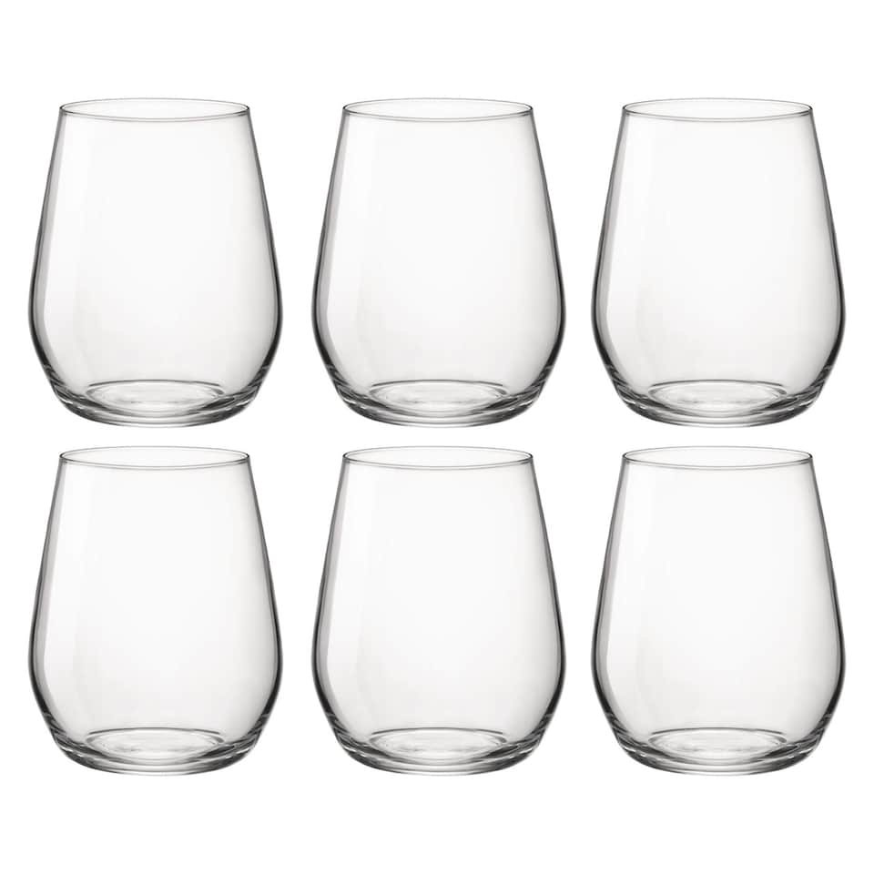 380ml Bormiolio Rocco Wine Glasses XL | Clear | 6