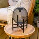 image 2 of ValueLights Mesh Globe Outdoor Solar Wall Lantern Black