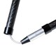 image 4 of Folding Carbon Pole Pair Lightweight Compact 5 Section Hiking Trekking Sticks | Black | Black | One Size | 2