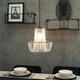 image 1 of ValueLights Tegan Plastic - Acrylic Polished Silver Tiered Ceiling Pendant Droplets Shade