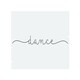 image 1 of Text Dance Designer Splash Back | White