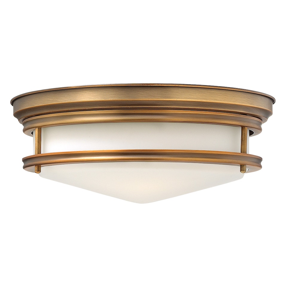 image 1 of Hadley 3 Light Semi Flush Ceiling Light Brushed Bronze, E27