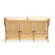image 3 of Desser Chester Natural 3 Seater Rattan Sofa Set in Cotton Cream - Conservatory Sofa Suite