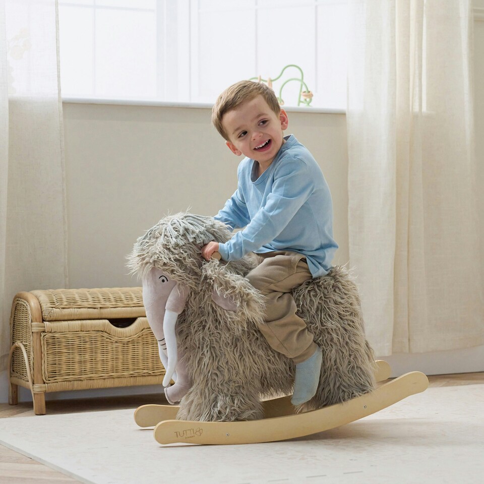image 1 of Tutti bambini Mimi the Woolly Mammoth Rocking Toy