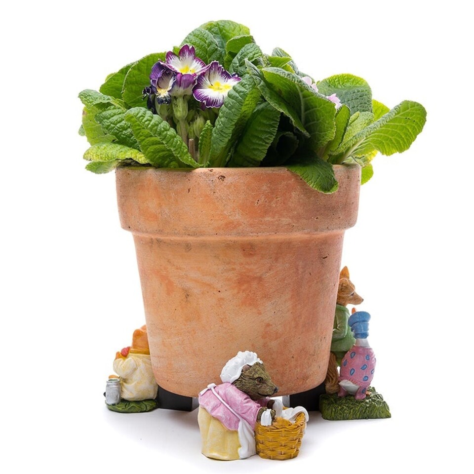 image 1 of Beatrix Potter Plant Pot Feet Full Colour Set 3 | Multi