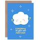 image 1 of Cloud Congratulations New Baby Card