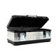 image 2 of Stanley Hand Tools Galvanised Metal Toolbox - Galvanised - 50cm (20in) Grey