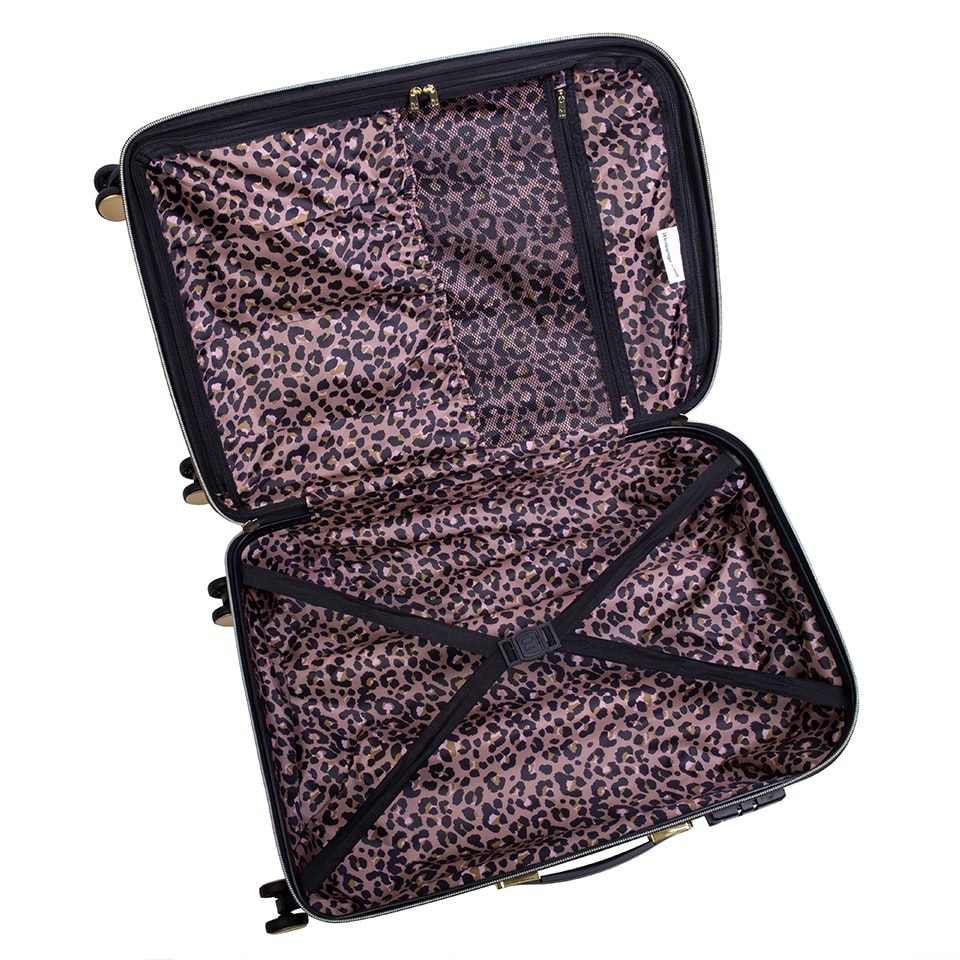 image 1 of It Luggage St Tropez Trois Black Medium Suitcase with TSA Lock