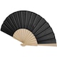 image 1 of Manuela Handheld Fan - Solid Black - One Size