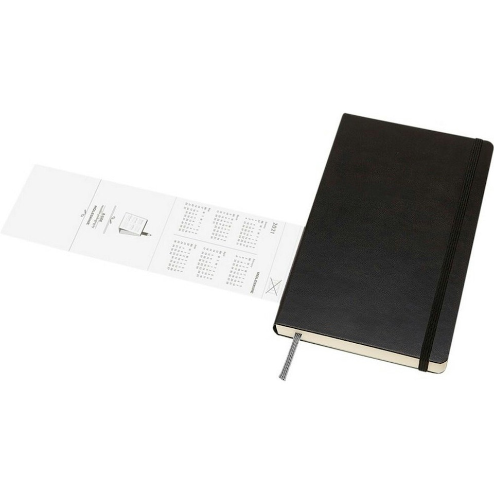 image 1 of Moleskine 12M Daily L Planner - Deep Black - One Size
