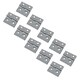 image 1 of Polished Door Hinge 10 Pack Stainless Steel 61mm x 51mm 316 Marine Cabin Hatch Silver