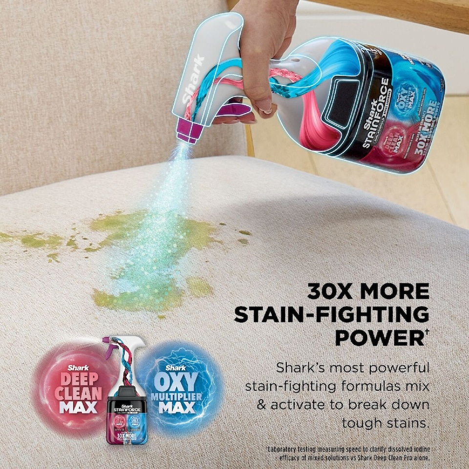 image 1 of Shark EveryMess Portable 3-in-1 Stain Eliminator, Wet Vac & Dry Vac VX110UK Blue