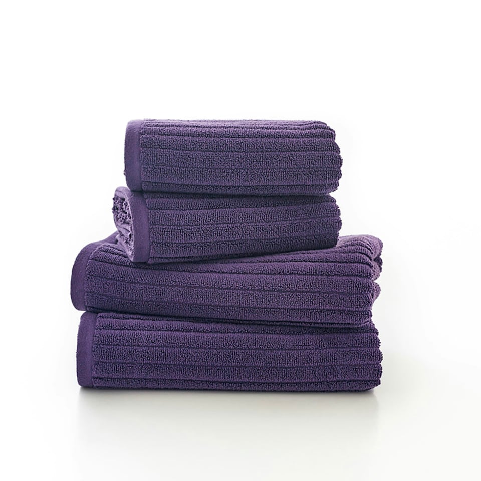 image 1 of Ribbed Absorbent 100% Cotton Rialto Supersoft Towels