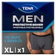 image 1 of TENA MEN Washable and Reusable Protective Boxer Black XL 40x1p