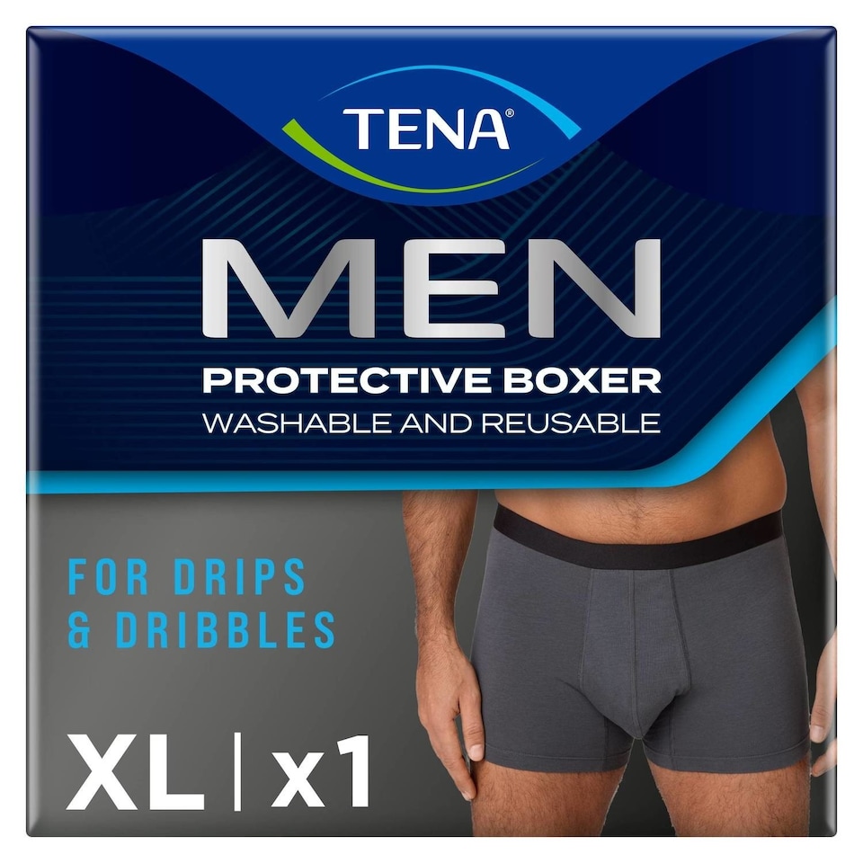 image 1 of TENA MEN Washable and Reusable Protective Boxer Black XL 40x1p