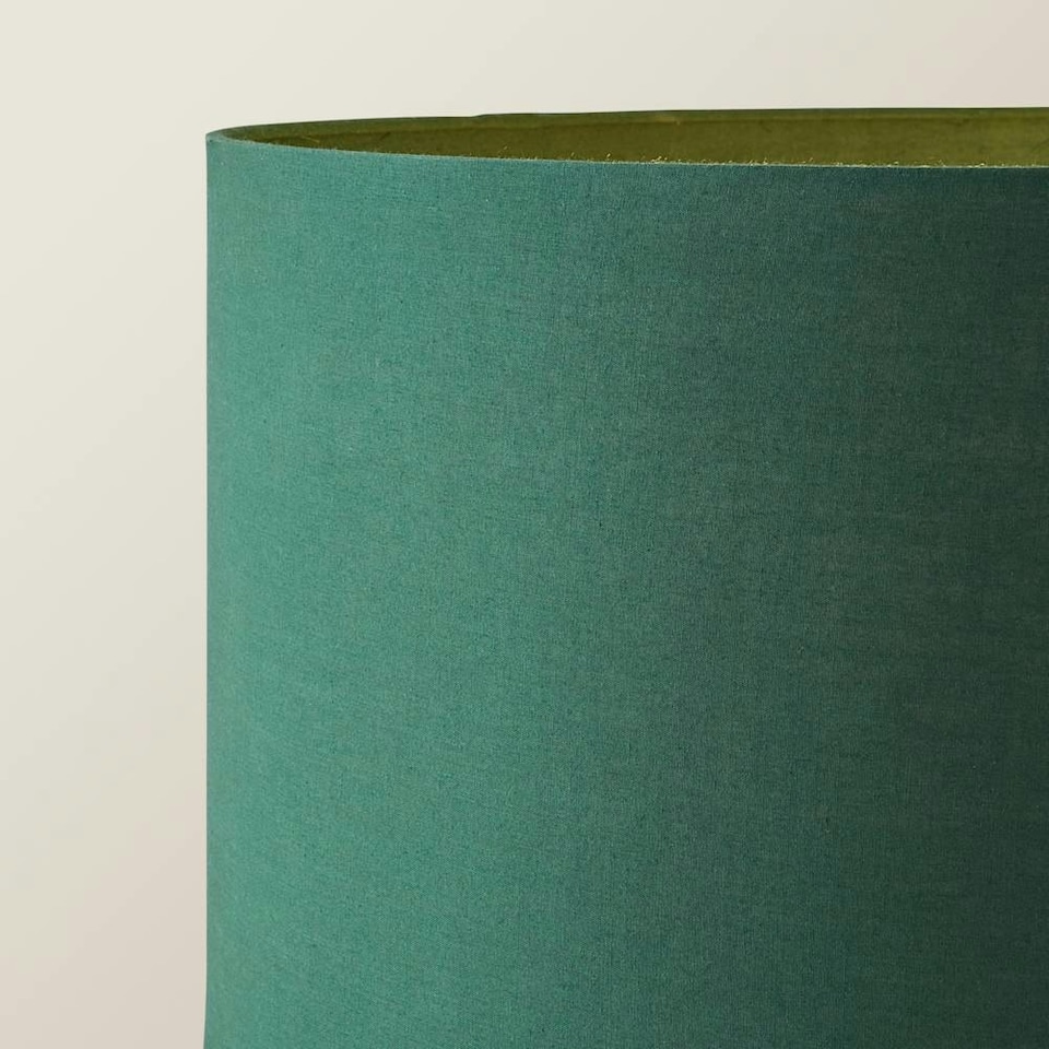image 1 of ValueLights Morrigan Green Shade Grey Wood Tripod Floor Lamp Green