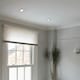 image 4 of ValueLights Pack of 6 Fire Rated Brushed Chrome Tiltable GU10 Recessed Ceiling Downlights - Complete with 5w LED Bulbs 3000K Warm White