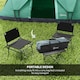 image 5 of Outsunny Outdoor  Camping Tent For 5-6 W/ Bag, Fibreglass & Steel Frame