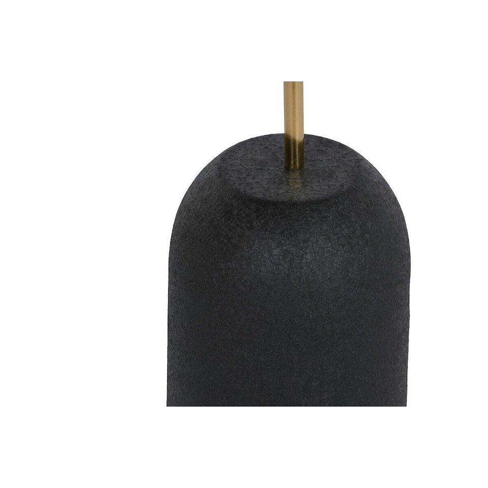 image 1 of Side table DKD Home Decor 30 x 30 x 68 cm Black Golden Iron