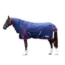 Whitaker Detachable Neck 250g Horse Combo Turnout Rug - Navy - 5´ 9"